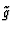 $\tilde{g}$