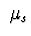 $\ \mu_{s}$