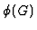 $\phi(G)$