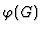 $\varphi(G)$