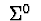$\ \Sigma^{0}\ $