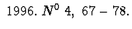 $\ 1996.\ N^{0}\ 4,\ 67-78. $